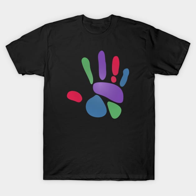 HAND HOLI FESTIVAL OF COLORS T-Shirt by GBDesigner